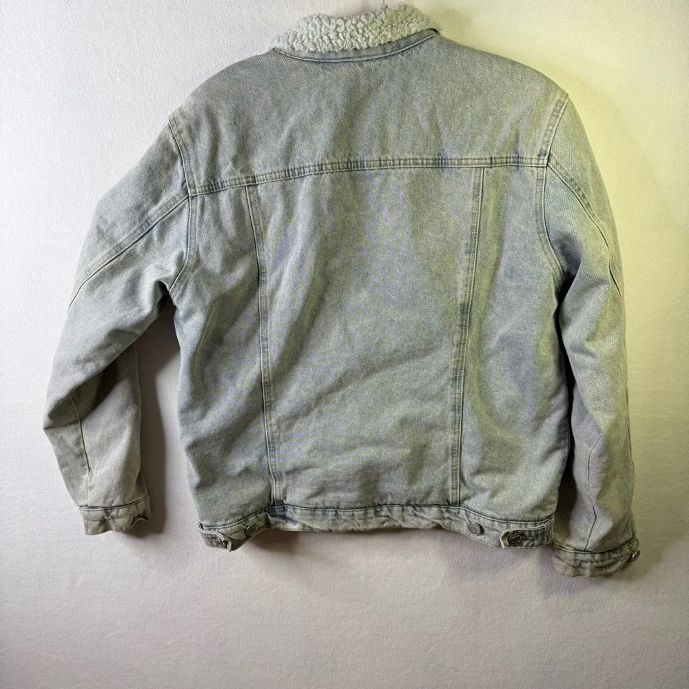 Men's Denim Sherpa Jacket